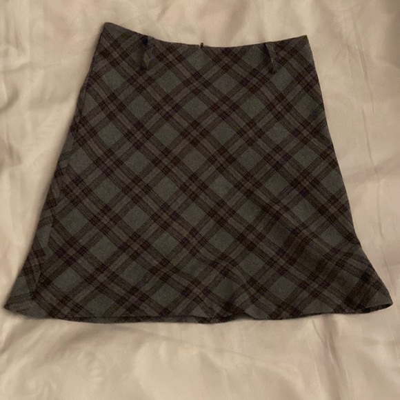 GUC wool poly blend mini plaid skirt. - Picture 1 of 5